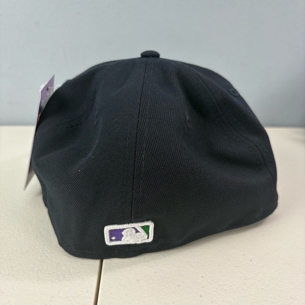 New Era 59FIFTY Atlanta Braves Fitted Cap MLB “The A” Big League Chew Hat 7 1/4 - Picture 5 of 8